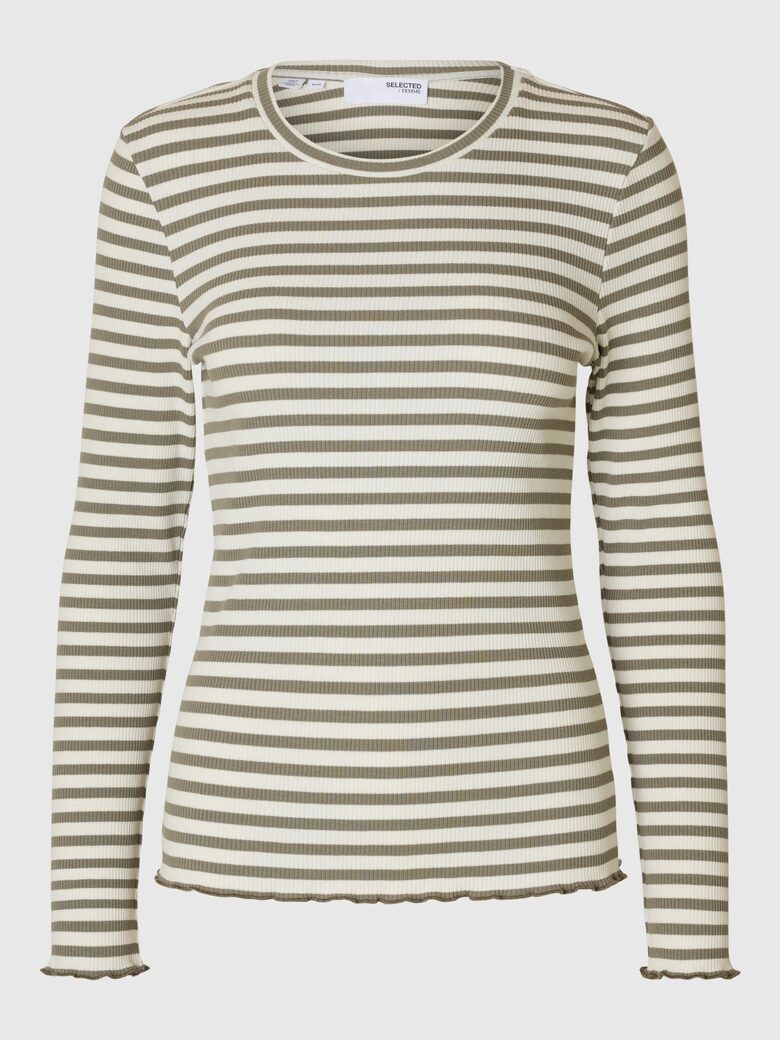 SELECTED FEMME BIO KOKVILNAS TOPS M IZMĒRS