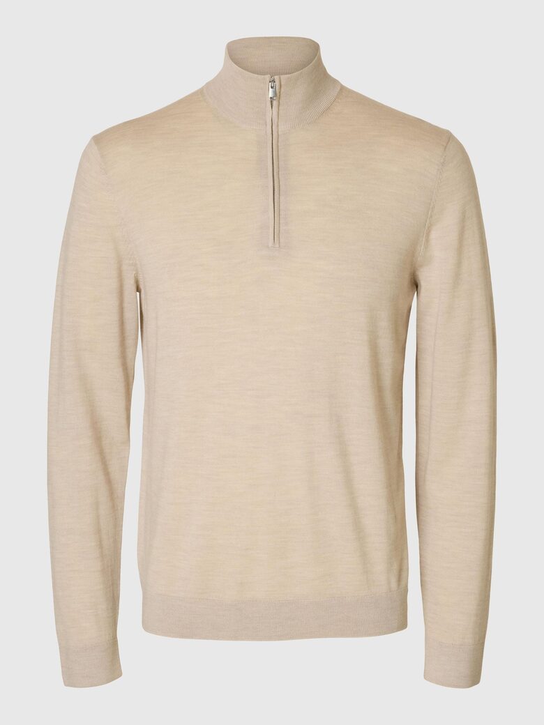SELECTED HOMME 100% MERINO VILNAS BRĪVA PIEGRIEZUMA DŽEMPERIS M IZMĒRS