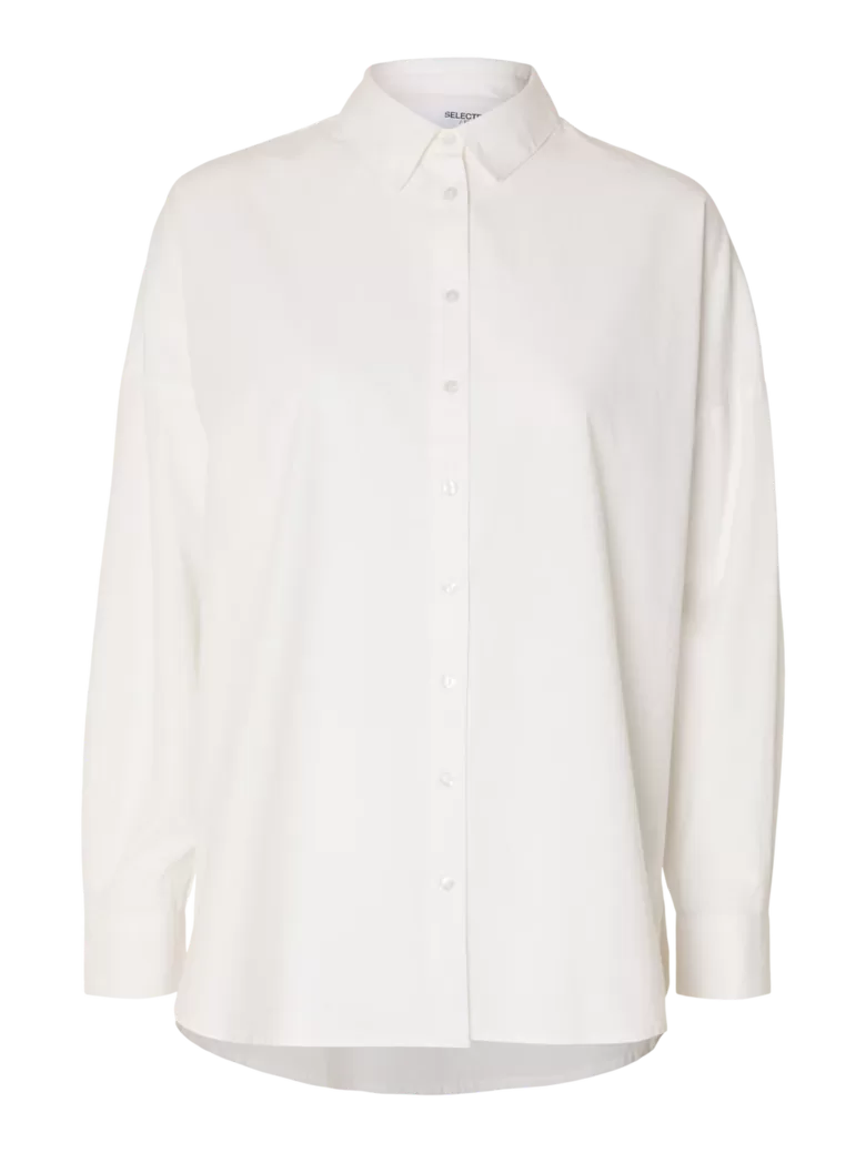 SELECTED FEMME 100% KOKVILNAS OVERSIZE KREKLS XS IZMĒRS