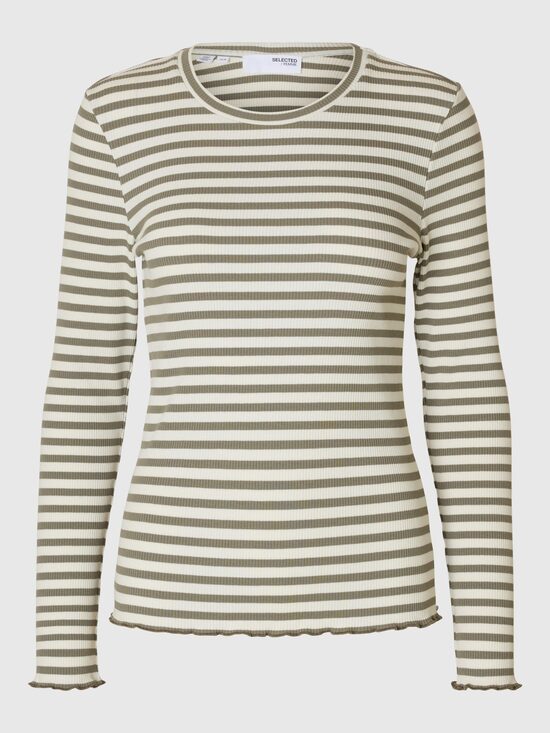 SELECTED FEMME BIO KOKVILNAS TOPS M IZMĒRS