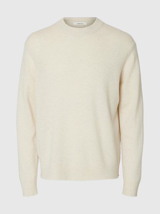 SELECTED HOMME 100% MERINO VILNAS BRĪVA PIEGRIEZUMA DŽEMPERIS M IZMĒRS