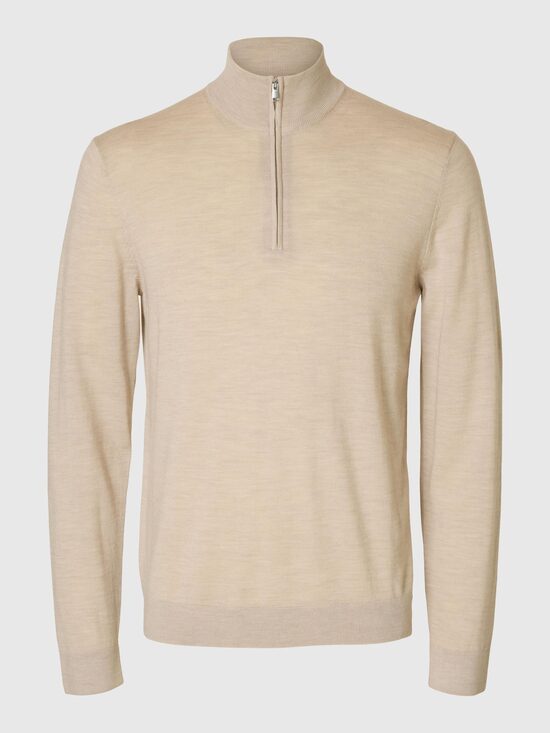 SELECTED HOMME 100% MERINO VILNAS BRĪVA PIEGRIEZUMA DŽEMPERIS M IZMĒRS