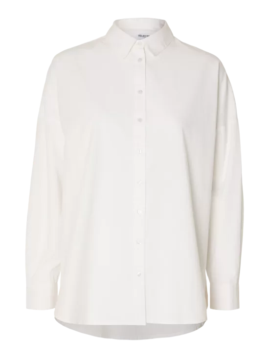 SELECTED FEMME 100% KOKVILNAS OVERSIZE KREKLS XS IZMĒRS