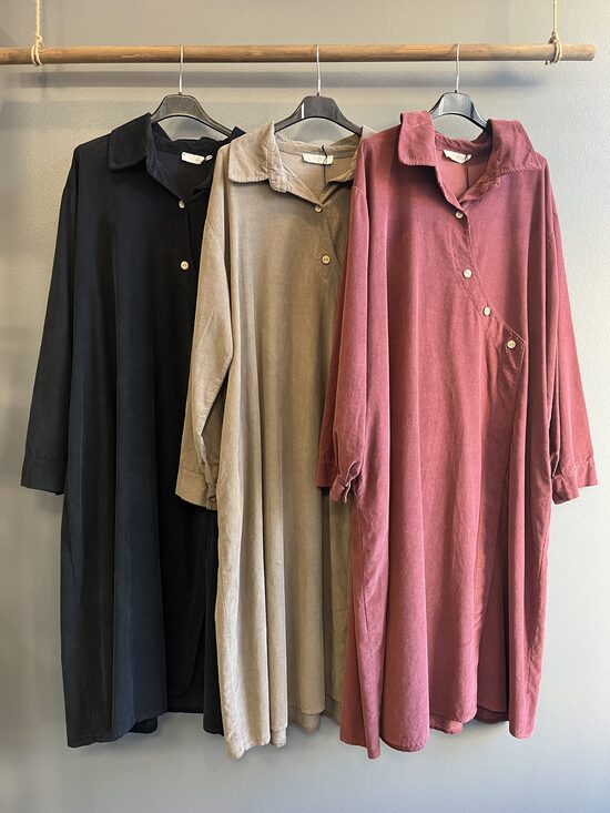 Velveta kleita dažādās krāsās Plus size