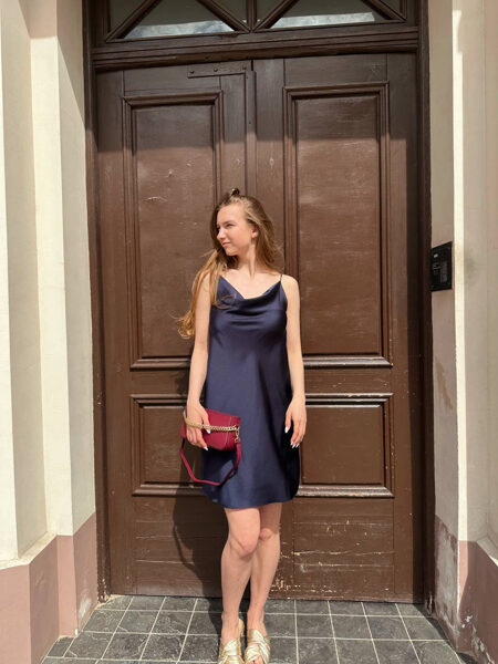 Kleita, Nakts zila, slip stila, īsā, One size