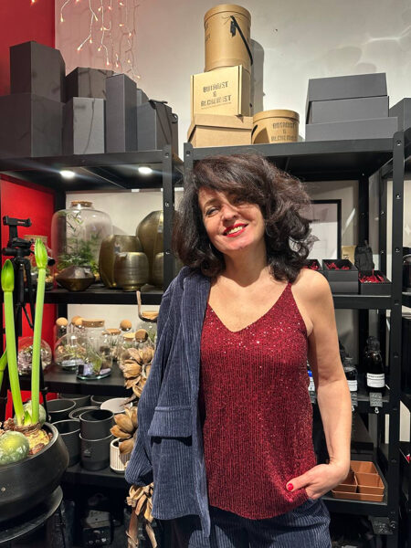 Tops Bordo ar fliteriem uz lencītēm